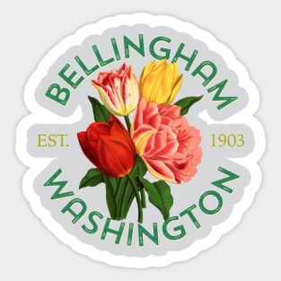 Bellingham Washington Spring Tulip Gardeners Floral Sticker